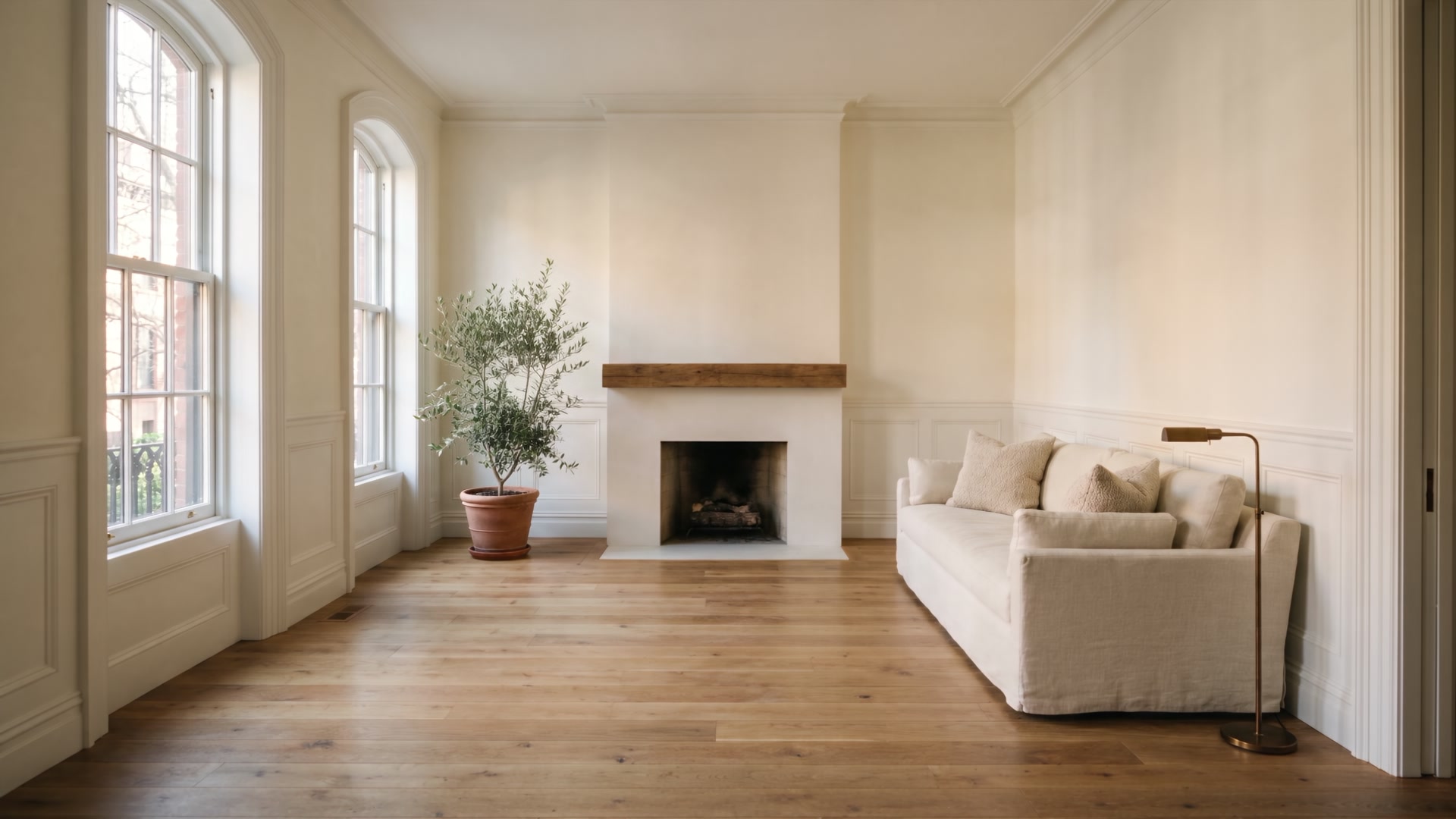 Source image of a refined living room
