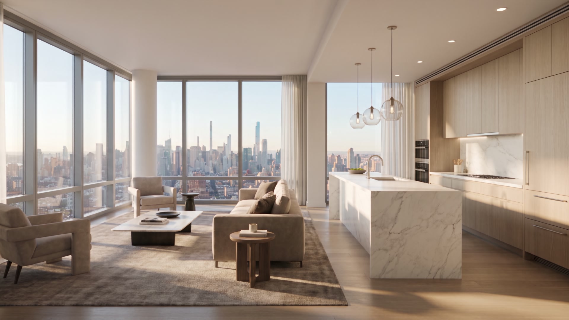 Source image of a skyline apartment
